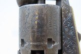 GUSTAVE YOUNG No. 2 Style ENGRAVED Antique COLT Model 1849 POCKET Revolver - 13 of 25