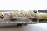GUSTAVE YOUNG No. 2 Style ENGRAVED Antique COLT Model 1849 POCKET Revolver - 22 of 25