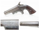 Antique BROWN MANUFACTURING Co. .41 Caliber “SOUTHERNER” SS Deringer Pistol - 1 of 17