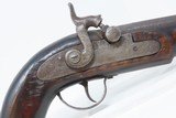 Antique “KENTUCKY PISTOL” .38 Caliber Self Defense Pistol with GOLCHER LOCK With Signed Barrel & Maple Stock - 4 of 18