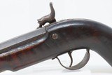 Antique “KENTUCKY PISTOL” .38 Caliber Self Defense Pistol with GOLCHER LOCK With Signed Barrel & Maple Stock - 17 of 18