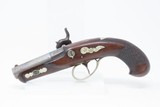 19th Century Antique DERINGER COPY Pocket Pistol .40 Caliber Percussion
1850s ENGRAVED Self Defense Pistol! - 14 of 17