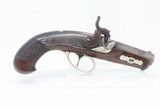 19th Century Antique DERINGER COPY Pocket Pistol .40 Caliber Percussion
1850s ENGRAVED Self Defense Pistol! - 2 of 17