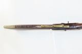 Antique AMERICAN Half Stock HEAVY BARREL Percussion .52 Caliber Long Rifle
Kentucky Long Rifle Made Circa 1850! - 8 of 19