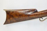 Antique AMERICAN Half Stock HEAVY BARREL Percussion .52 Caliber Long Rifle
Kentucky Long Rifle Made Circa 1850! - 3 of 19