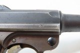 1917 Dated WORLD WAR I Era Semi-Automatic 9x19mm GERMAN LUGER C&R PistolSIMSON & CO. Toggle with “CROWN/M” IMPERIAL NAVY Proofs - 12 of 16