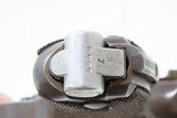 1917 Dated WORLD WAR I Era Semi-Automatic 9x19mm GERMAN LUGER C&R PistolSIMSON & CO. Toggle with “CROWN/M” IMPERIAL NAVY Proofs - 9 of 16