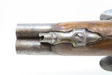 18th Century FRENCH Antique FLINTLOCK SxS Pistol SIVET Mézières .55 Caliber Potent Personal Defense Sidearm - 13 of 18