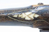 ORNATE Antique MEDITERANEAN/OTTOMAN Flintlock Martial Pistol Beautiful Late-18th / Early 19th Century Pistol - 13 of 18