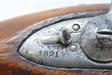 Antique SIMEON NORTH U.S. CONTRACT Model 1819 .54 Caliber FLINTLOCK Pistol
Early American Army & Navy Sidearm With 1821 Dated Lock - 6 of 20