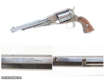1870s Antique REMINGTON .46 Caliber RF CARTRIDGE CONVERSION New Model ARMY
Made Circa 1863-75 and Converted in the 1870s!