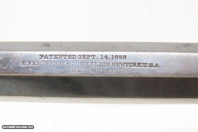 1870s Antique REMINGTON .46 Caliber RF CARTRIDGE CONVERSION New Model ARMYMade Circa 1863-75 and Converted in the 1870s! - Image 8 of 18