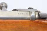 1874 Antique SPANDAU ARSENAL MAUSER Model 71 11mm Bolt Action RifleUNIT MARKED, 1874 Date with SLING, BAYONET & SHEATH - 19 of 25