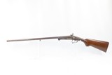 c1870s mfr ORNATE GERMAN Pinfire SxS Shotgun by F. WEYGAND of MAINZ Antique 16 Gauge European HAMMER GUN with PISTOL GRIP - 2 of 19