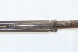 c1870s mfr ORNATE GERMAN Pinfire SxS Shotgun by F. WEYGAND of MAINZ Antique 16 Gauge European HAMMER GUN with PISTOL GRIP - 7 of 19