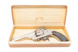 Antique SMITH & WESSON .32 Caliber S&W 4th Model Revolver with FACTORY BOX NICKEL PLATED .32 S&W Top Break Revolver! - 2 of 20