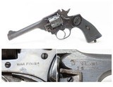 WORLD WAR II British WEBLEY & SCOTT Mark IV .38 Revolver “WAR FINISH” C&RBritish Military Sidearm WW2 - 1 of 24