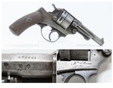 FRENCH Antique ST. ETIENNE ARSENAL 11mm Model 1873 6-Shot MILITARY Revolver Mid 1870s CHAMELOT-DELVIGNE Double Action Revolver - 1 of 22