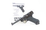 WORLD WAR II NAZI German Mauser “s/42” Code 1939 Date LUGER P.08 Pistol C&R WW II German Semi-Auto Sidearm - 2 of 24