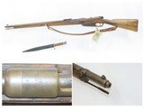 Antique LUDWIG LOEWE GEW. 88 Bolt Action GERMAN 7.92mm Cal. MILITARY RifleMODEL 88 COMMISSION RIFLE w/ BAYONET/SHEATH/SLING - 1 of 20
