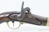 FRENCH Antique Model 1822/42 T-Bis PERCUSSION .69 Caliber CONVRSION PistolWith “1819” Dated Barrel and FRENCH PROOFS - 4 of 20