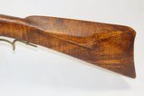 Antique MID-19th CENTURY Full-Stock .38 Cal. Percussion American LONG RIFLE Kentucky Style HUNTING/HOMESTEAD Long Rifle! - 14 of 18