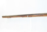 Antique MID-19th CENTURY Full-Stock .38 Cal. Percussion American LONG RIFLE Kentucky Style HUNTING/HOMESTEAD Long Rifle! - 16 of 18