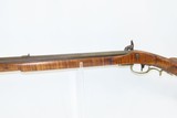 Antique MID-19th CENTURY Full-Stock .38 Cal. Percussion American LONG RIFLE Kentucky Style HUNTING/HOMESTEAD Long Rifle! - 15 of 18