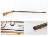 Antique MID-19th CENTURY Full-Stock .38 Cal. Percussion American LONG RIFLE Kentucky Style HUNTING/HOMESTEAD Long Rifle! - 1 of 18