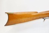 Antique MID-19th CENTURY Full-Stock .38 Cal. Percussion American LONG RIFLE With Philadelphia R. & W.C. BIDDLE & Co. Lock - 3 of 19