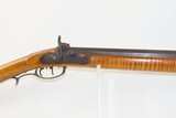 Antique MID-19th CENTURY Full-Stock .38 Cal. Percussion American LONG RIFLE With Philadelphia R. & W.C. BIDDLE & Co. Lock - 4 of 19