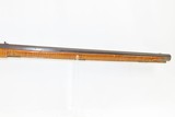 Antique MID-19th CENTURY Full-Stock .38 Cal. Percussion American LONG RIFLE With Philadelphia R. & W.C. BIDDLE & Co. Lock - 5 of 19