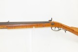 Antique MID-19th CENTURY Full-Stock .38 Cal. Percussion American LONG RIFLE With Philadelphia R. & W.C. BIDDLE & Co. Lock - 16 of 19