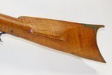 Antique MID-19th CENTURY Full-Stock .38 Cal. Percussion American LONG RIFLE With Philadelphia R. & W.C. BIDDLE & Co. Lock - 15 of 19