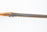 Antique MID-19th CENTURY Full-Stock .38 Cal. Percussion American LONG RIFLE With Philadelphia R. & W.C. BIDDLE & Co. Lock - 12 of 19