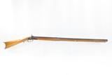 Antique MID-19th CENTURY Full-Stock .38 Cal. Percussion American LONG RIFLE With Philadelphia R. & W.C. BIDDLE & Co. Lock - 2 of 19