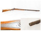 Antique BACK ACTION Half Stock AMERICAN Percussion .40 Caliber Long RifleKentucky Style Long Rifle with JAMES GOLCHER Lock! - 1 of 18