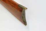 Antique BACK ACTION Half Stock AMERICAN Percussion .40 Caliber Long RifleKentucky Style Long Rifle with JAMES GOLCHER Lock! - 18 of 18