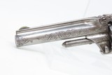 ENGRAVED Antique CIVIL WAR SMITH & WESSON No. 1 .22RF Third Issue REVOLVER Smith & Wesson ROLLIN WHITE “Bored Through Cylinder” Patent - 5 of 17