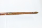 Antique MID-19th CENTURY Full-Stock .32 Cal. Percussion American LONG RIFLE Kentucky Style HUNTING/HOMESTEAD Long Rifle! - 9 of 18