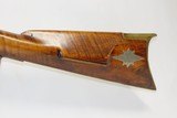 Antique MID-19th CENTURY Full-Stock .32 Cal. Percussion American LONG RIFLE Kentucky Style HUNTING/HOMESTEAD Long Rifle! - 14 of 18