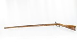 Antique MID-19th CENTURY Full-Stock .32 Cal. Percussion American LONG RIFLE Kentucky Style HUNTING/HOMESTEAD Long Rifle! - 13 of 18