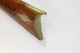 Antique MID-19th CENTURY Full-Stock .32 Cal. Percussion American LONG RIFLE Kentucky Style HUNTING/HOMESTEAD Long Rifle! - 18 of 18