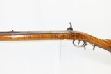 Antique MID-19th CENTURY Full-Stock .32 Cal. Percussion American LONG RIFLE Kentucky Style HUNTING/HOMESTEAD Long Rifle! - 15 of 18