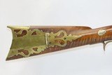 Antique MID-19th CENTURY Full-Stock .32 Cal. Percussion American LONG RIFLE Kentucky Style HUNTING/HOMESTEAD Long Rifle! - 3 of 18