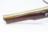 Antique W. KETLAND & Co. BRASS BARREL .58 Cal. Large Bore FLINTLOCK Pistol
Turn of the Century Flintlock Sidearm - 18 of 18