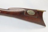 Antique MID-19th CENTURY Full-Stock .45 Cal. Percussion American LONG RIFLE Smoothbore Long Rifle with T. KETLAND & Co. Lock - 16 of 20