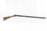 Antique MID-19th CENTURY Full-Stock .45 Cal. Percussion American LONG RIFLE Smoothbore Long Rifle with T. KETLAND & Co. Lock - 2 of 20