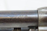 Antique GOVT Contract US CAVALRY COLT SAA Revolver DAVID F. CLARK Inspected Iconic COLT .45 Made in 1885 - 6 of 23
