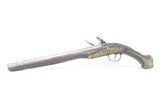 1700s ENGRAVED and CARVED Antique EUROPEAN Flintlock HORSE/HOLSTER Pistol
With SILVER ESCUTCHEON & BRASS Hardware - 14 of 17